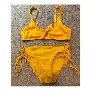 Yellow bikini